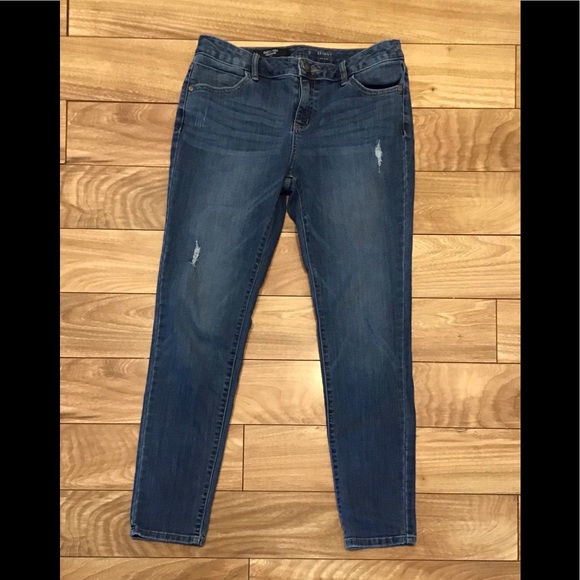 Simply Vera Vera Wang Mid rise Skinny Jeans - Picture 2 of 9